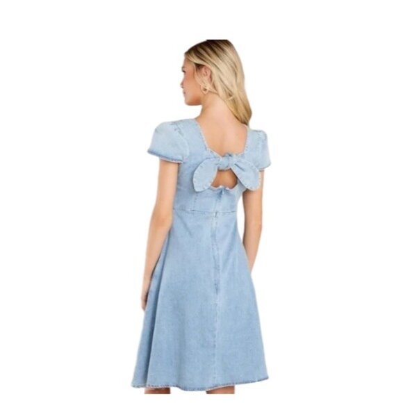 Molly Bracken Denim Dress Blue Size S - Picture 10 of 14